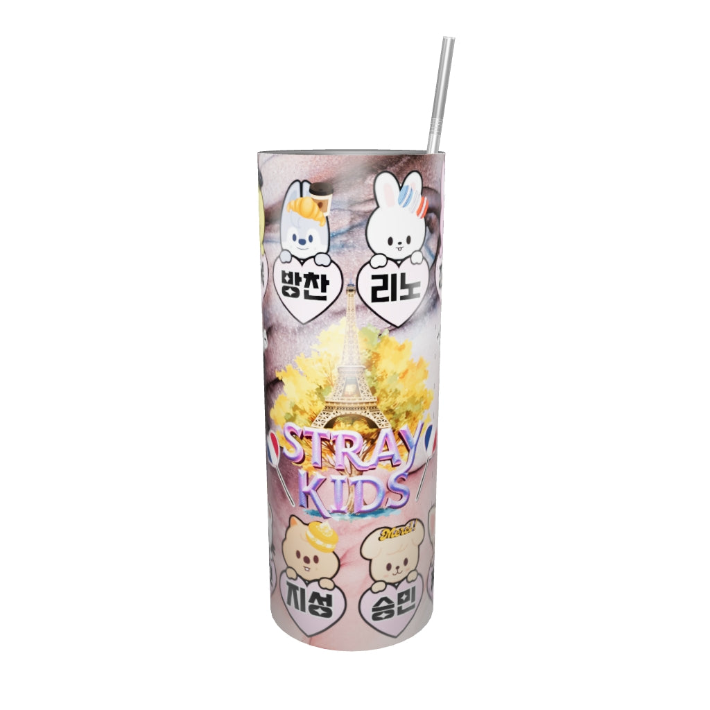Gobelet en Acier Inoxydable Stray Kids : L’alliance parfaite de la puissance et de l'art, pour accompagner chaque moment avec passion et énergie.